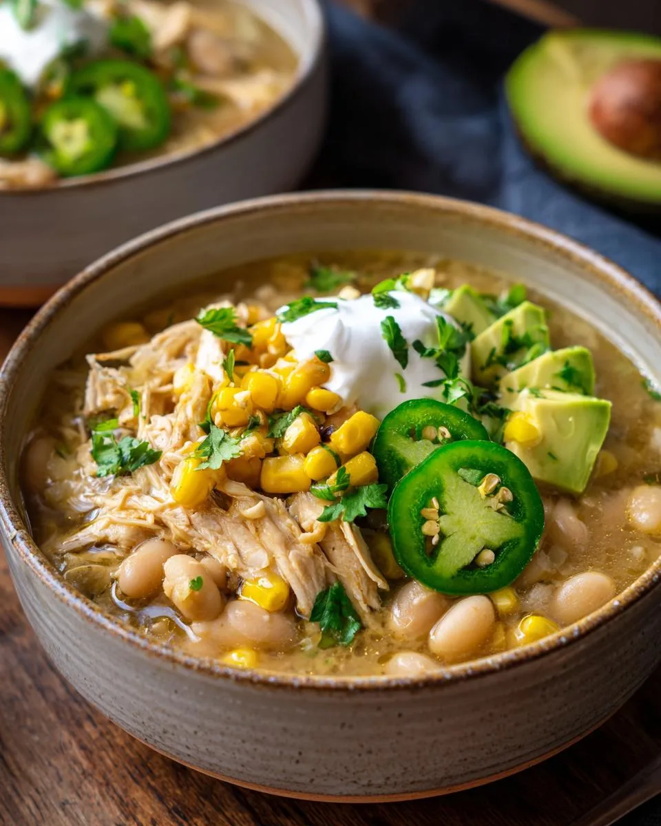 Crock Pot White Chicken Chili - detail 3