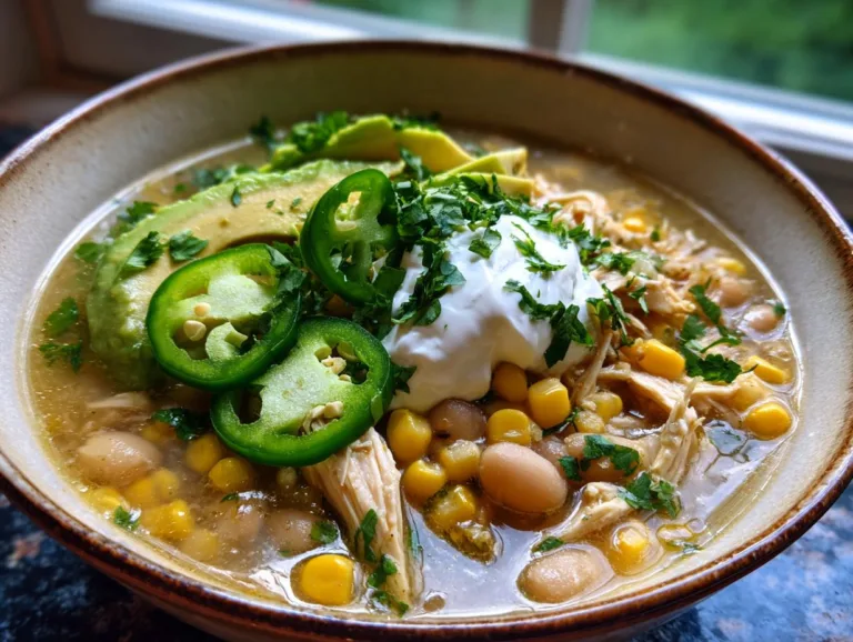 Crock Pot White Chicken Chili