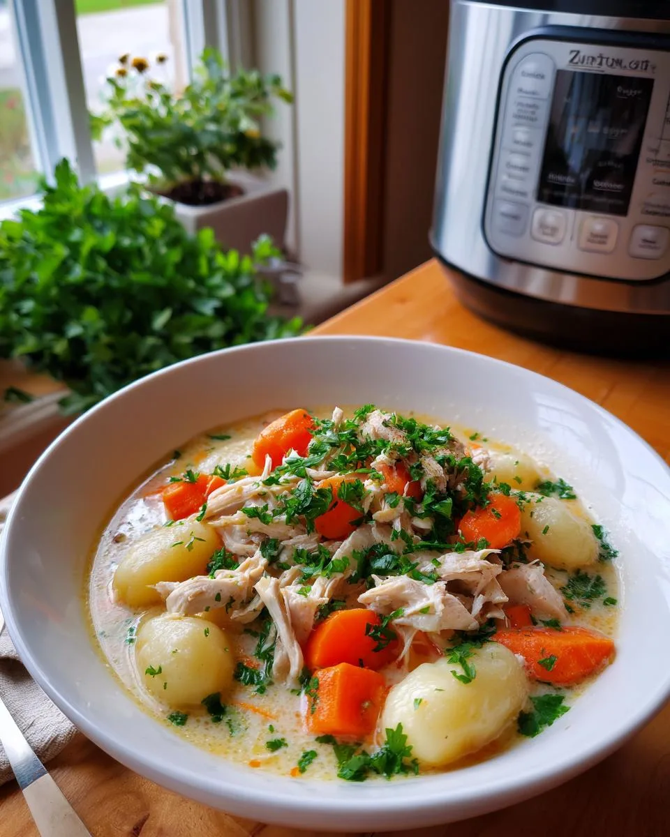Crockpot Chicken Gnocchi Soup - detail 3