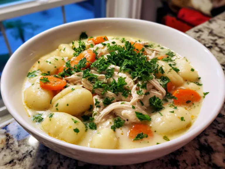 Crockpot Chicken Gnocchi Soup