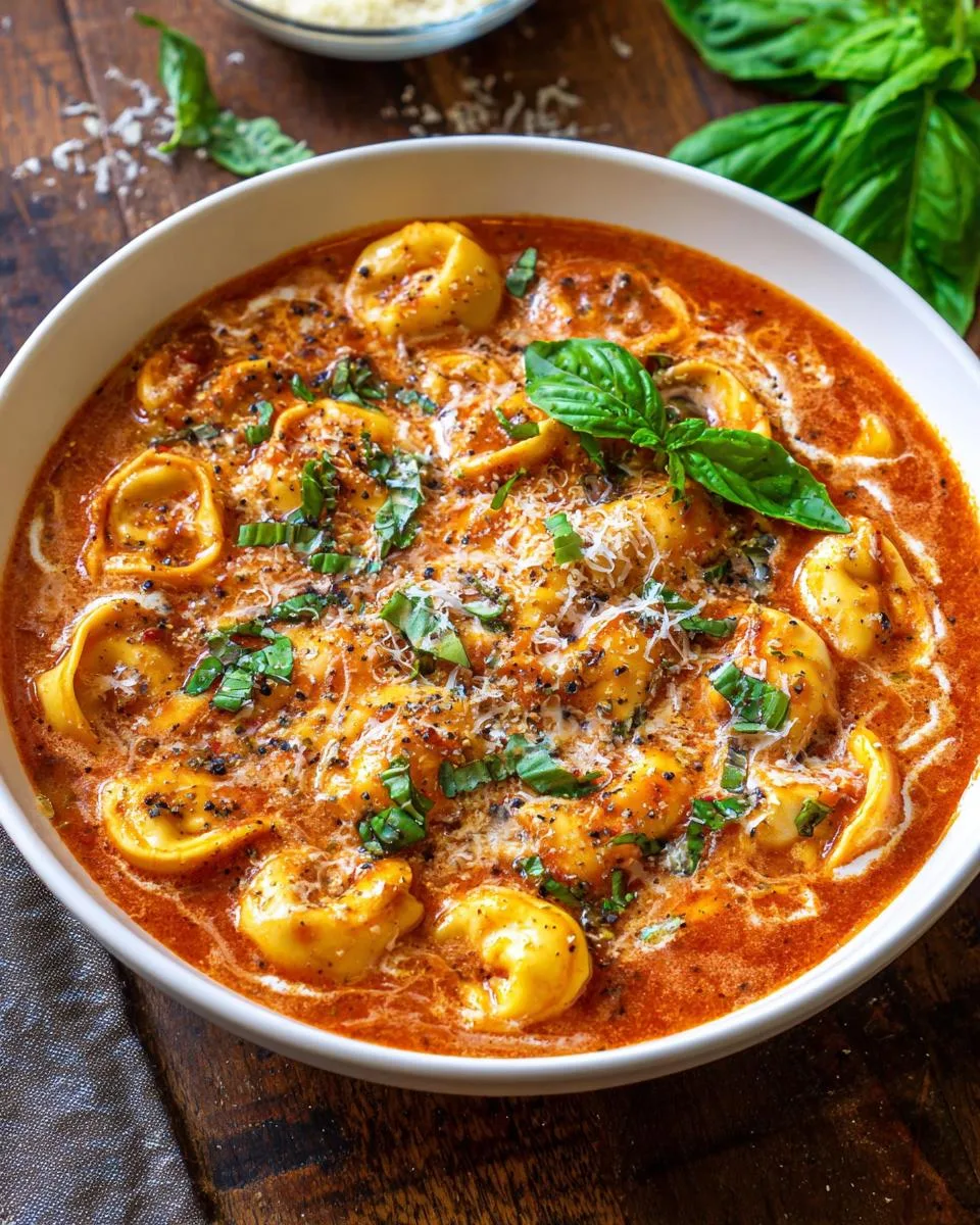 Crockpot Tomato Tortellini Soup - detail 4