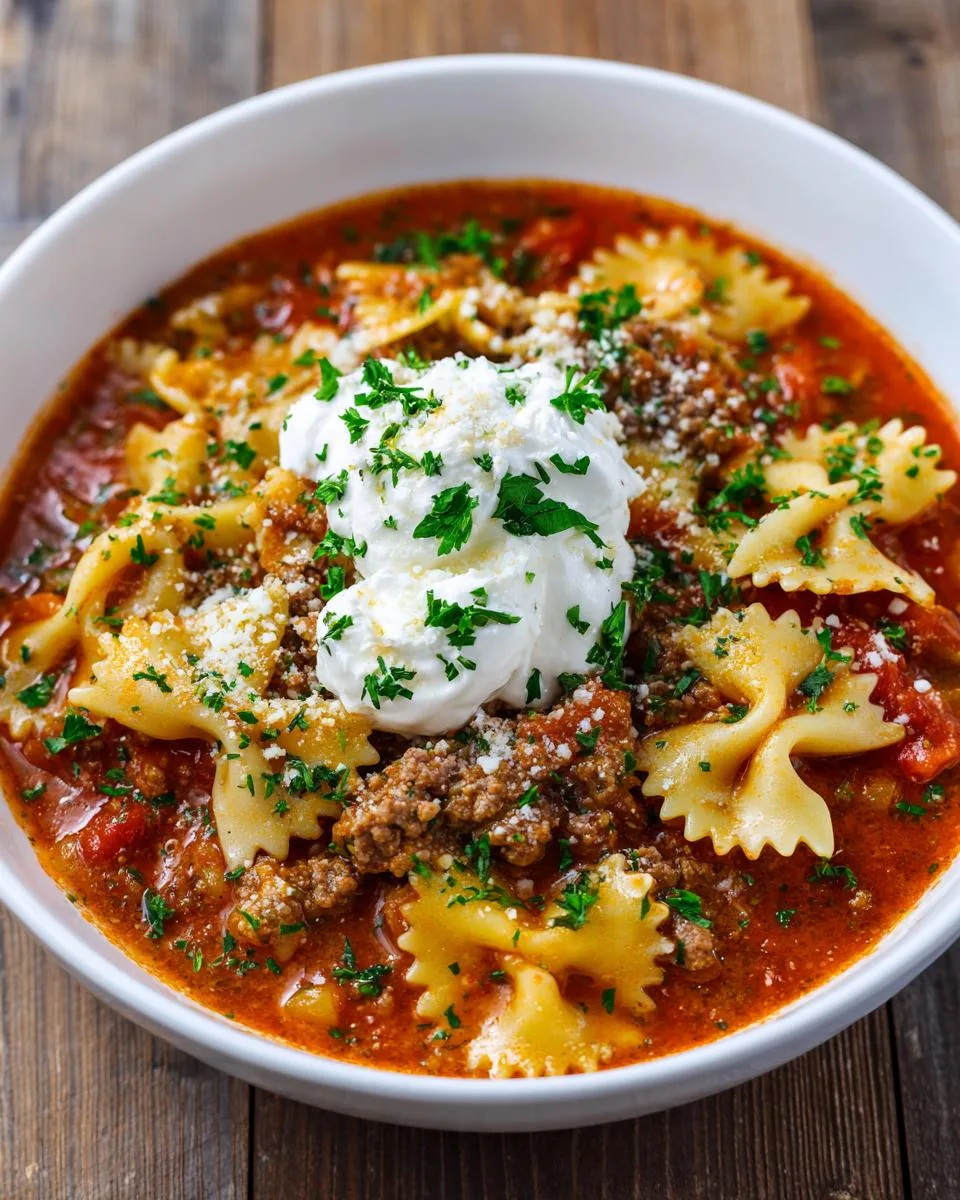 Delicious Lasagna Soup Recipe - detail 4