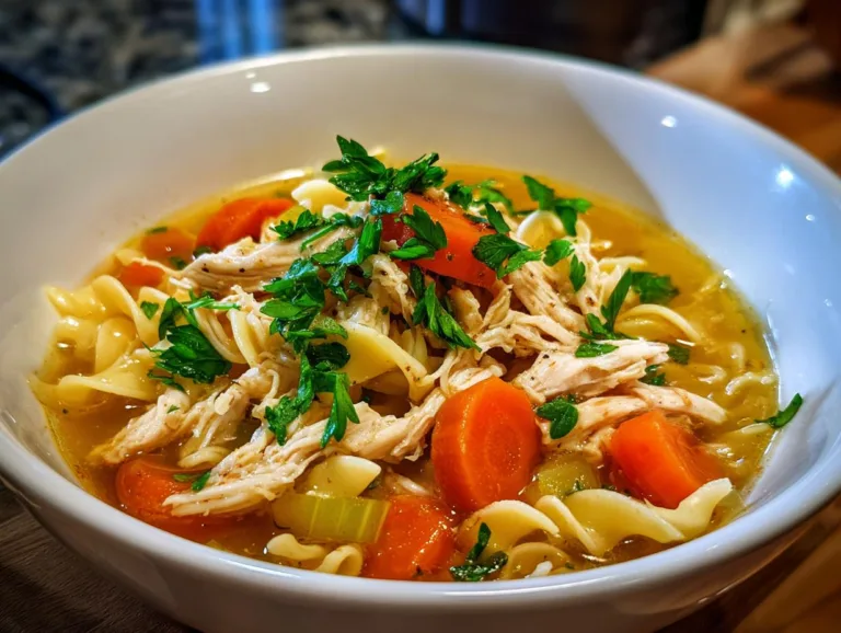 Dutch Oven Chicken Noodle Soup