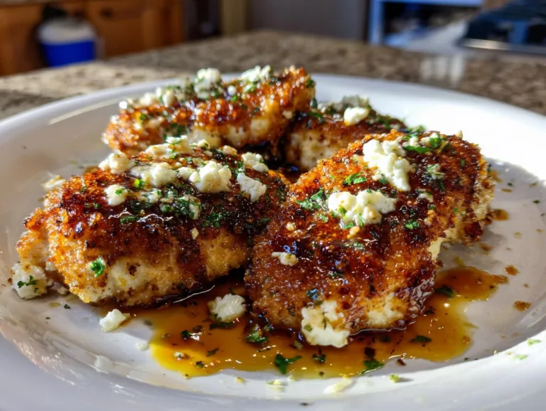 Feta Chicken with Hot Honey