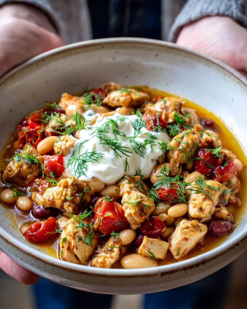 Greek Marinated Chicken Chili - detail 3