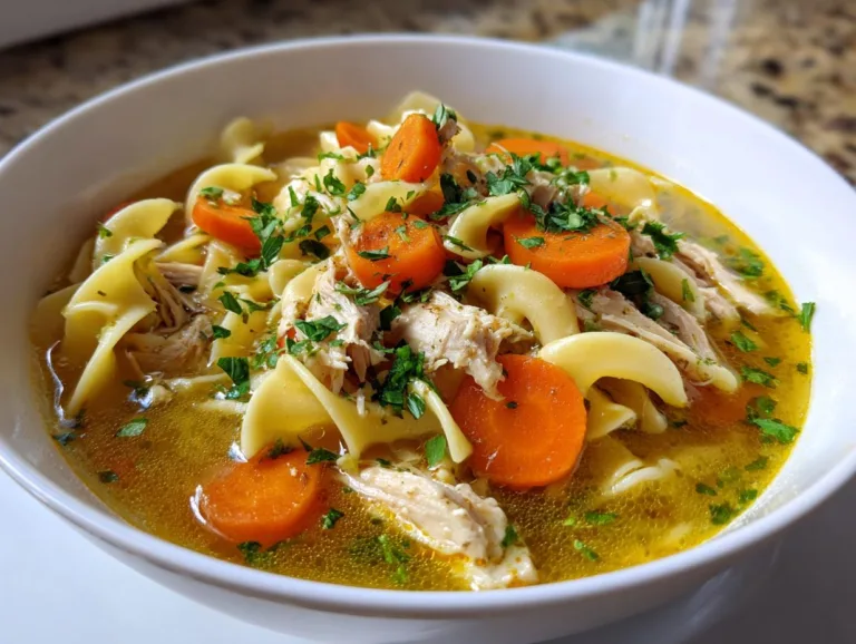 Homemade Chicken Noodle Soup
