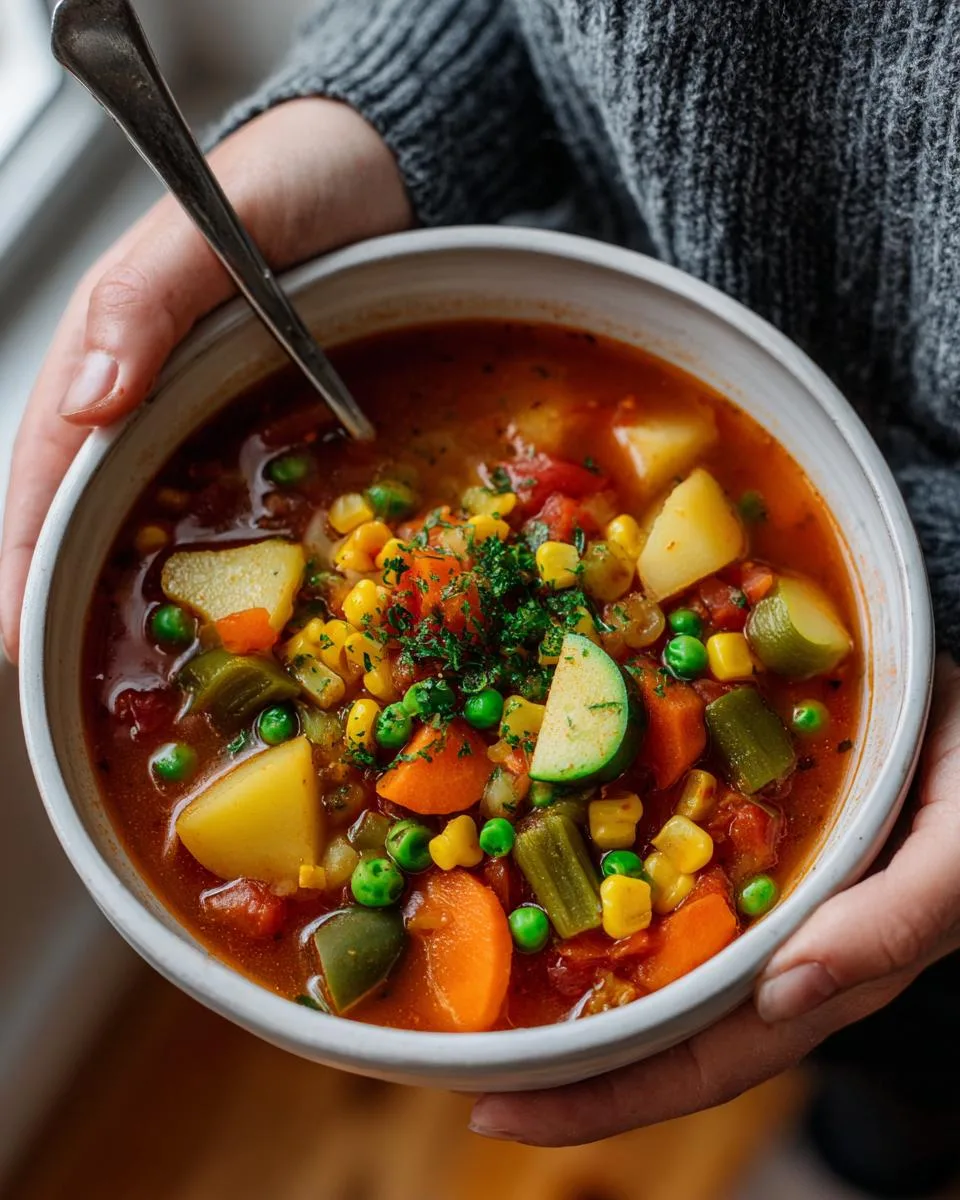 Homemade Vegetable Soup - detail 4