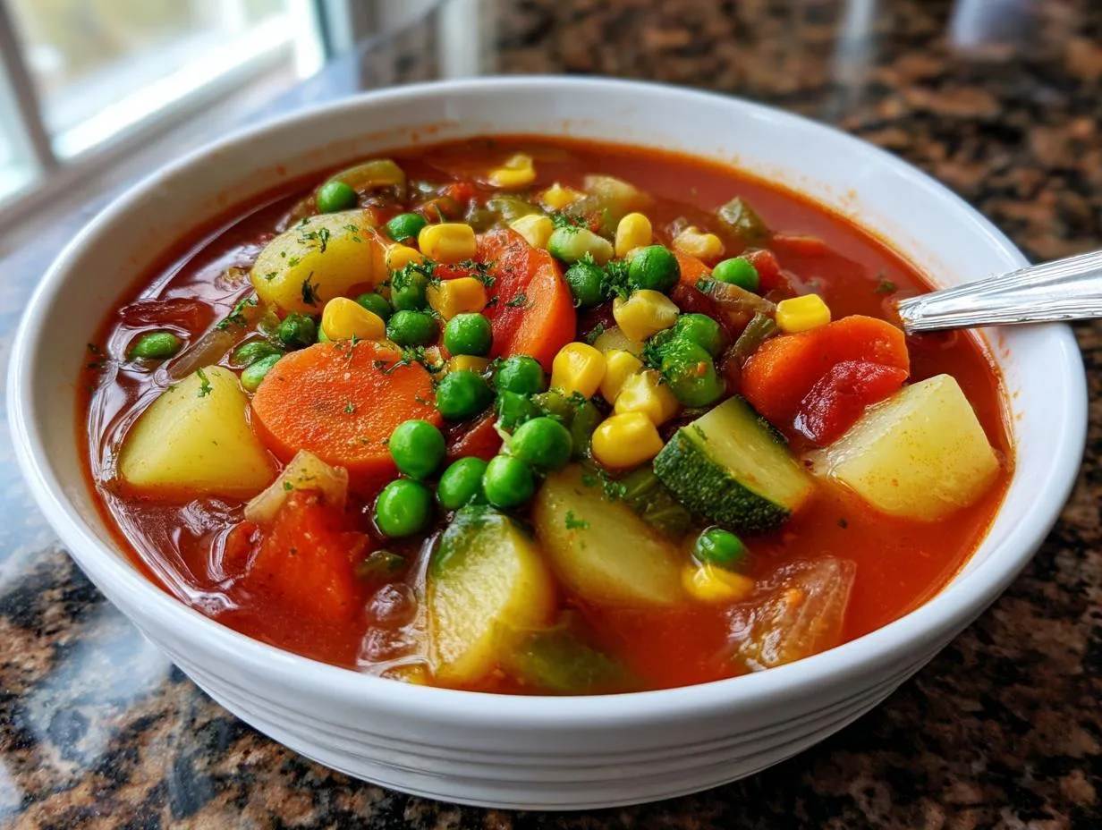 Grandma Jo’s Heartwarming Homemade Vegetable Soup Recipe