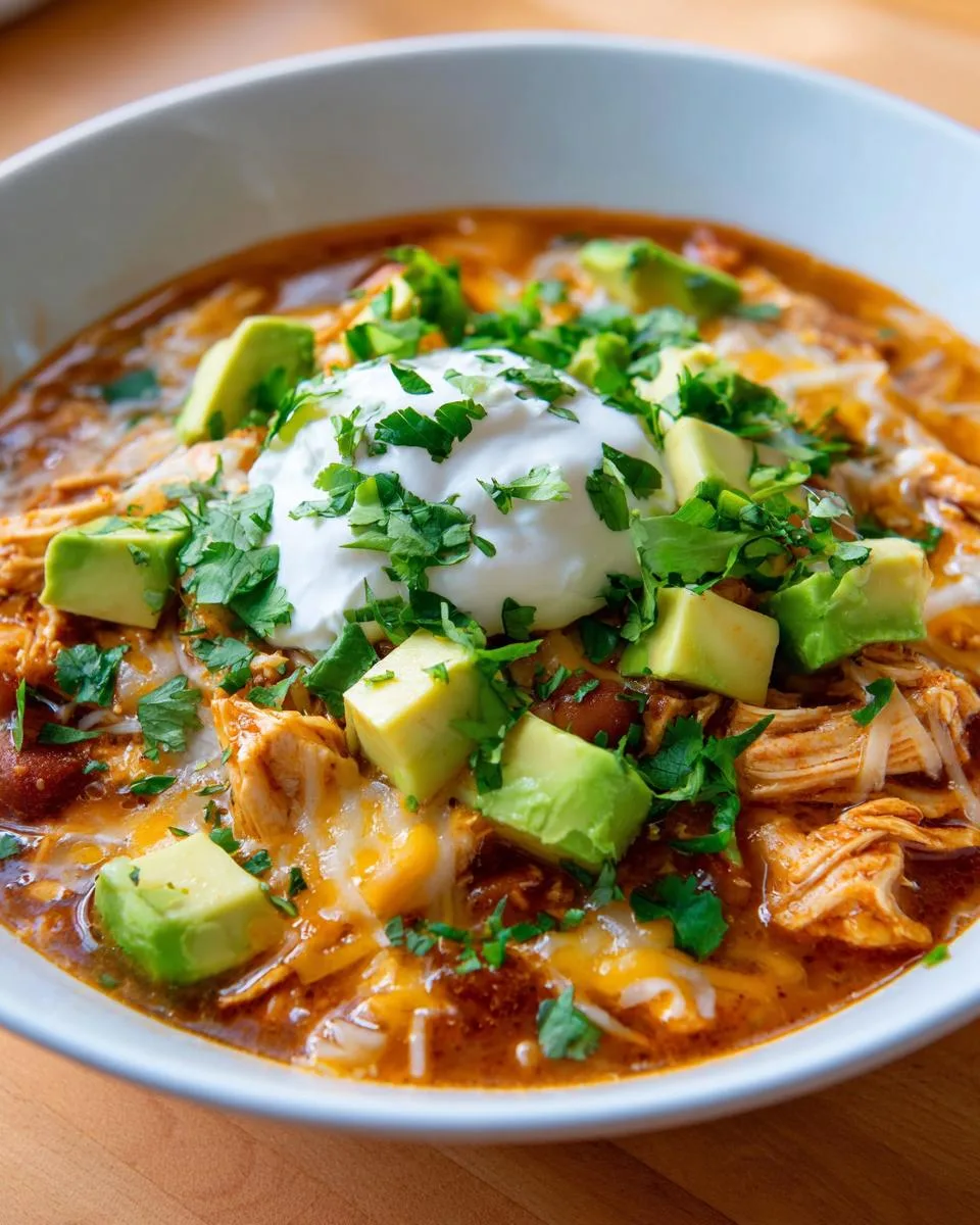 Keto Instant Pot Chicken Chili - detail 3