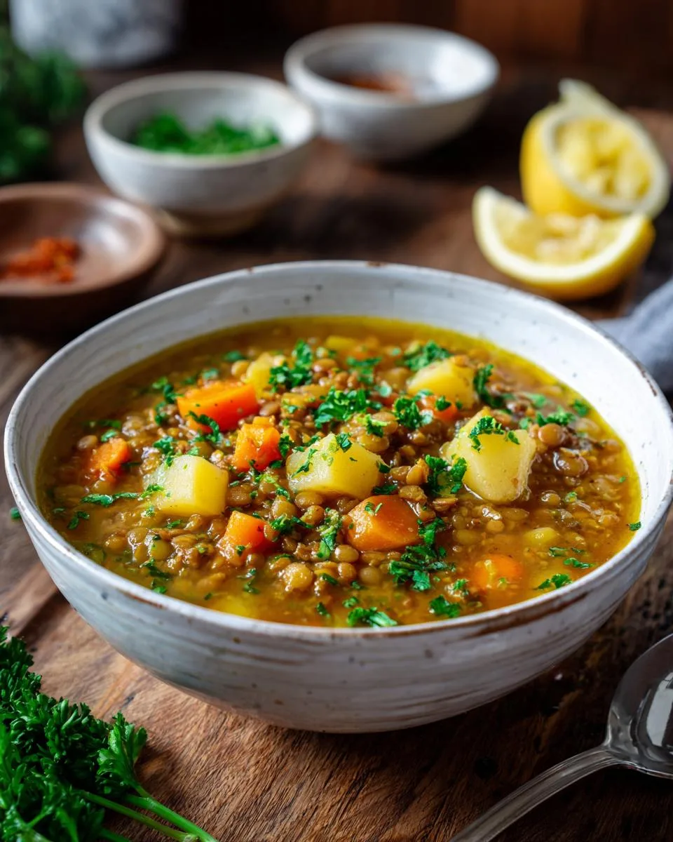 Lebanese Lentil Soup Recipe - detail 3