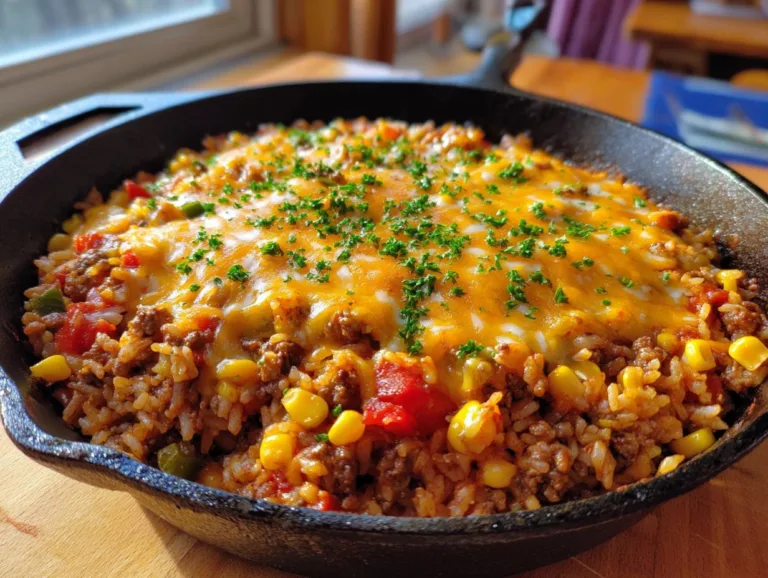 Mexican Ground Beef Rice