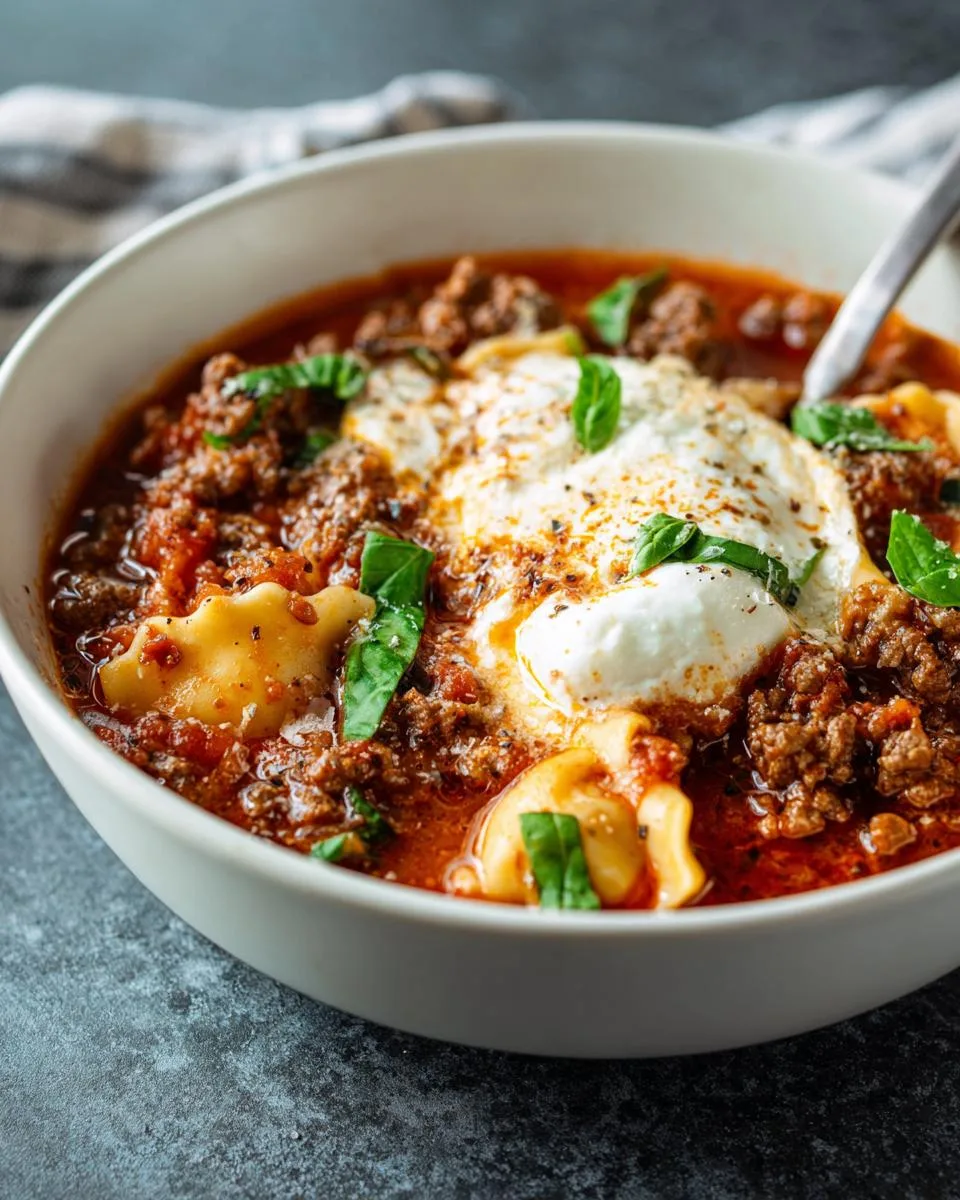 One-Pot Lasagna Soup - detail 4