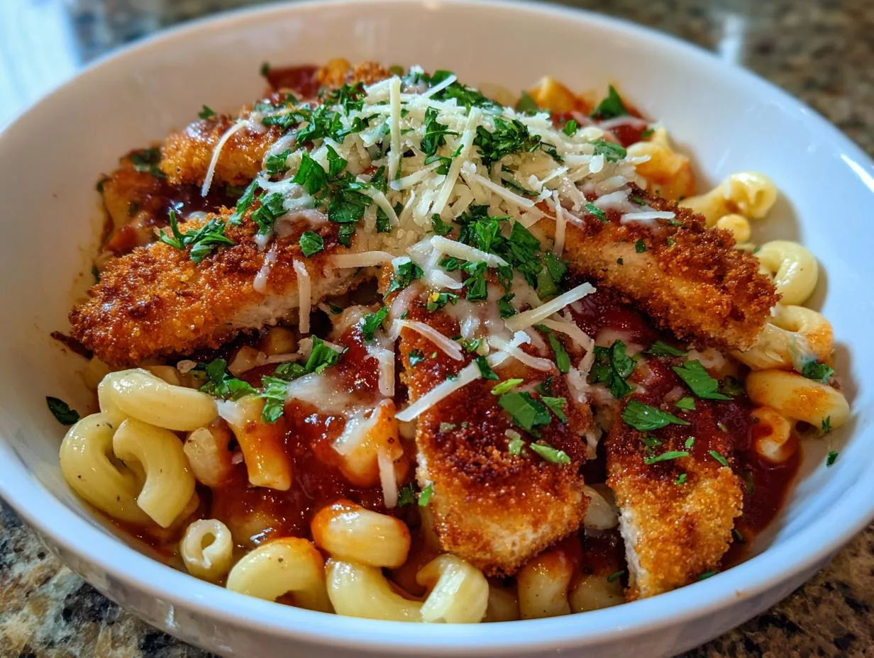 Irresistible Parmesan Chicken Pasta in Just 1 Hour