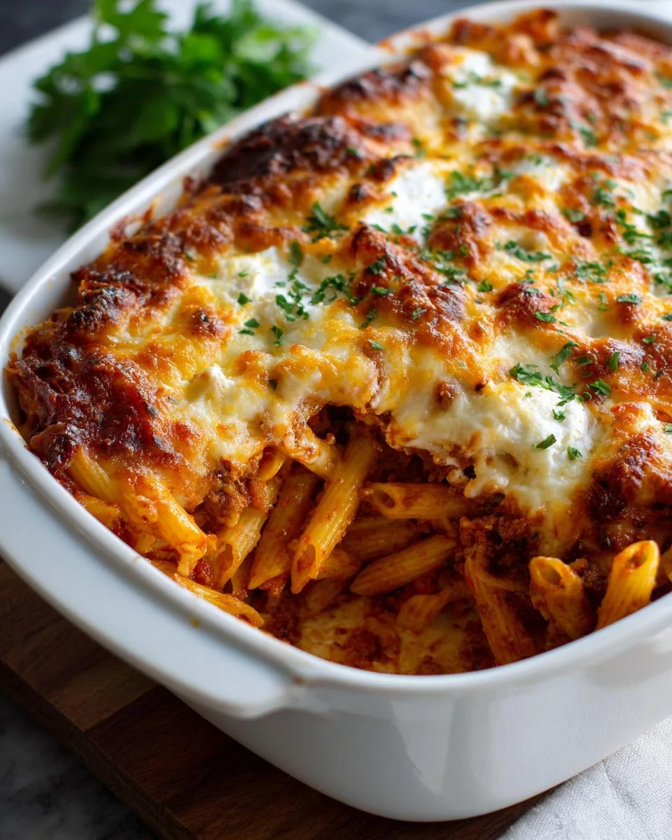 Slow Cooker Baked Ziti - detail 4