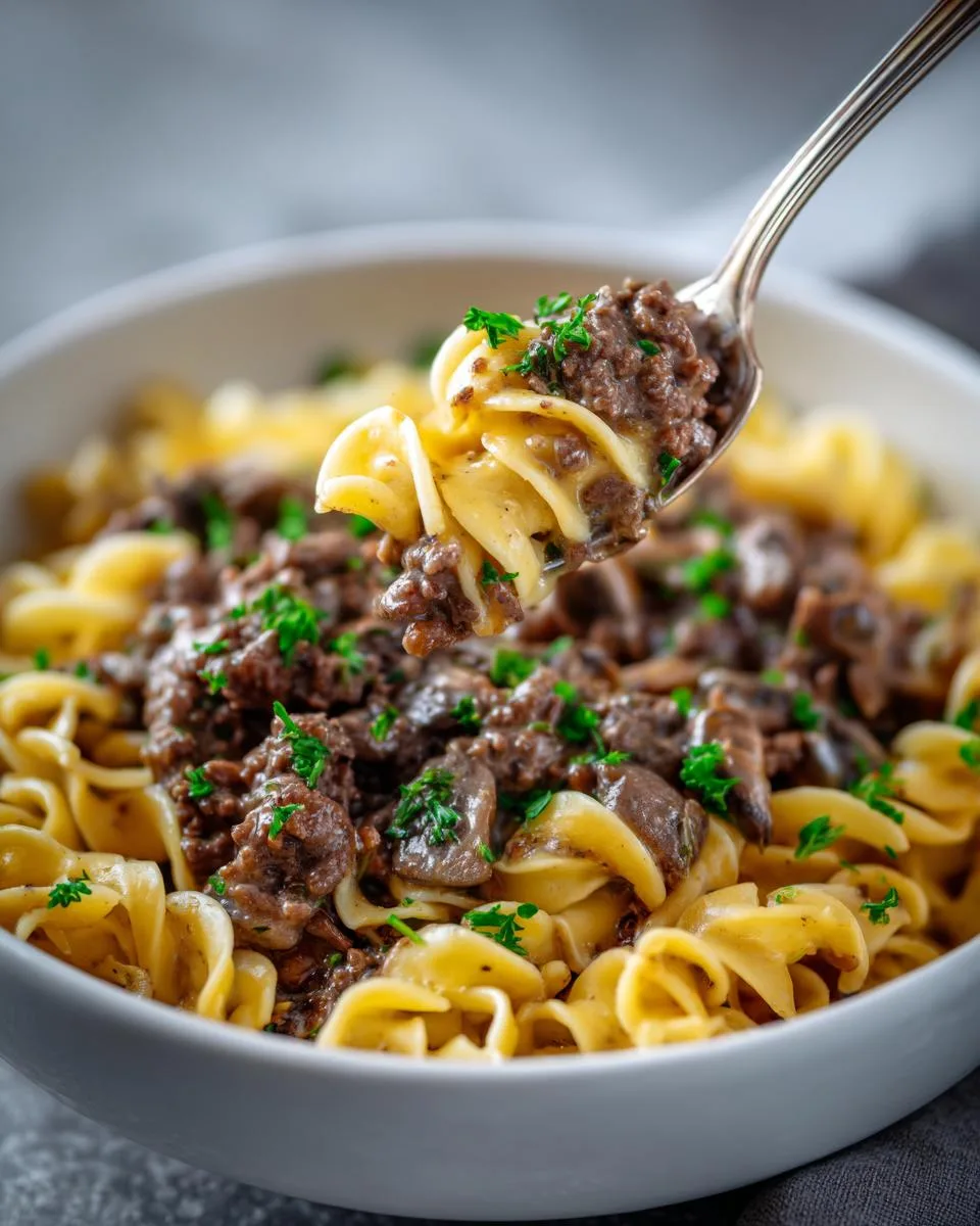 Slow Cooker Beef Stroganoff - detail 3