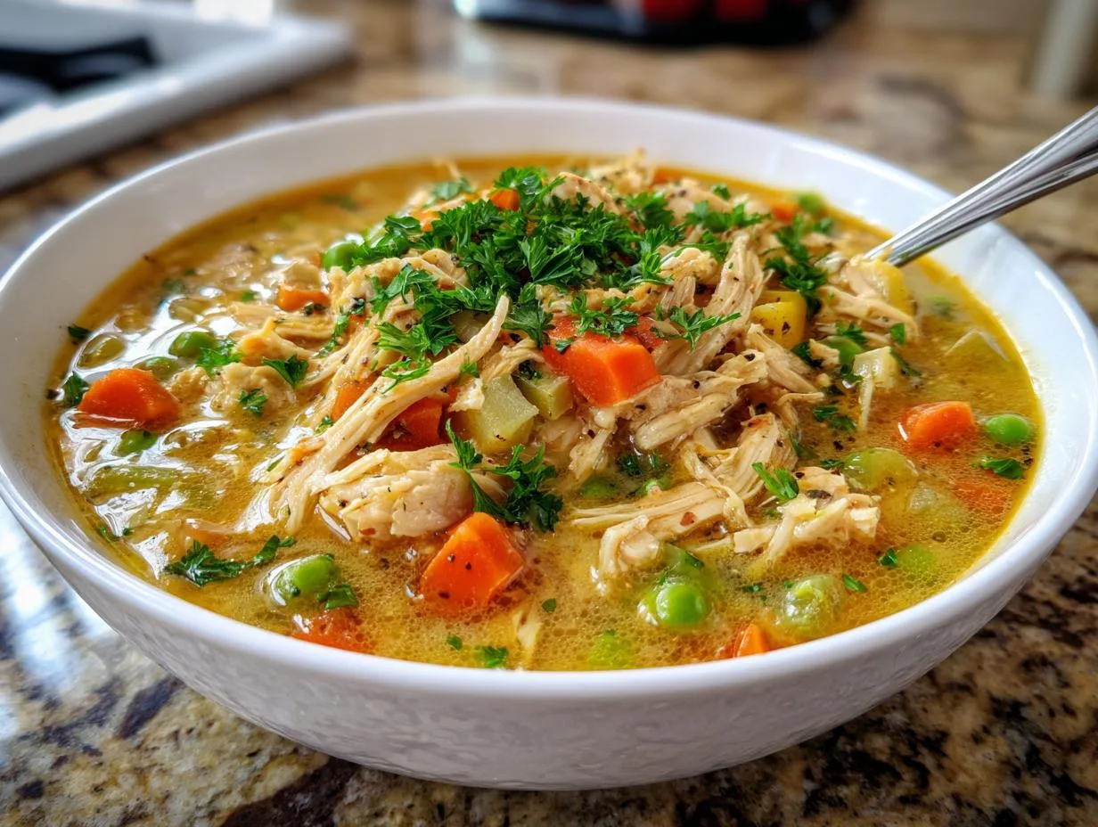 Slow Cooker Chicken Pot Pie Soup: 4-Hour Comfort Magic