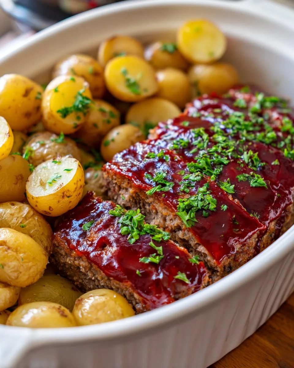 Slow Cooker Meatloaf and Potatoes - detail 4