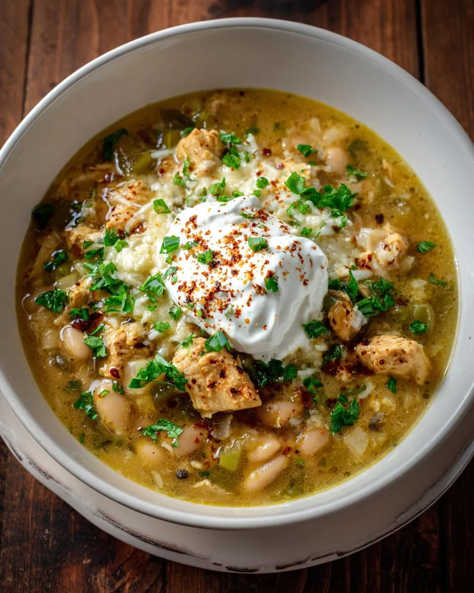 Sour Cream White Chicken Chili - detail 3