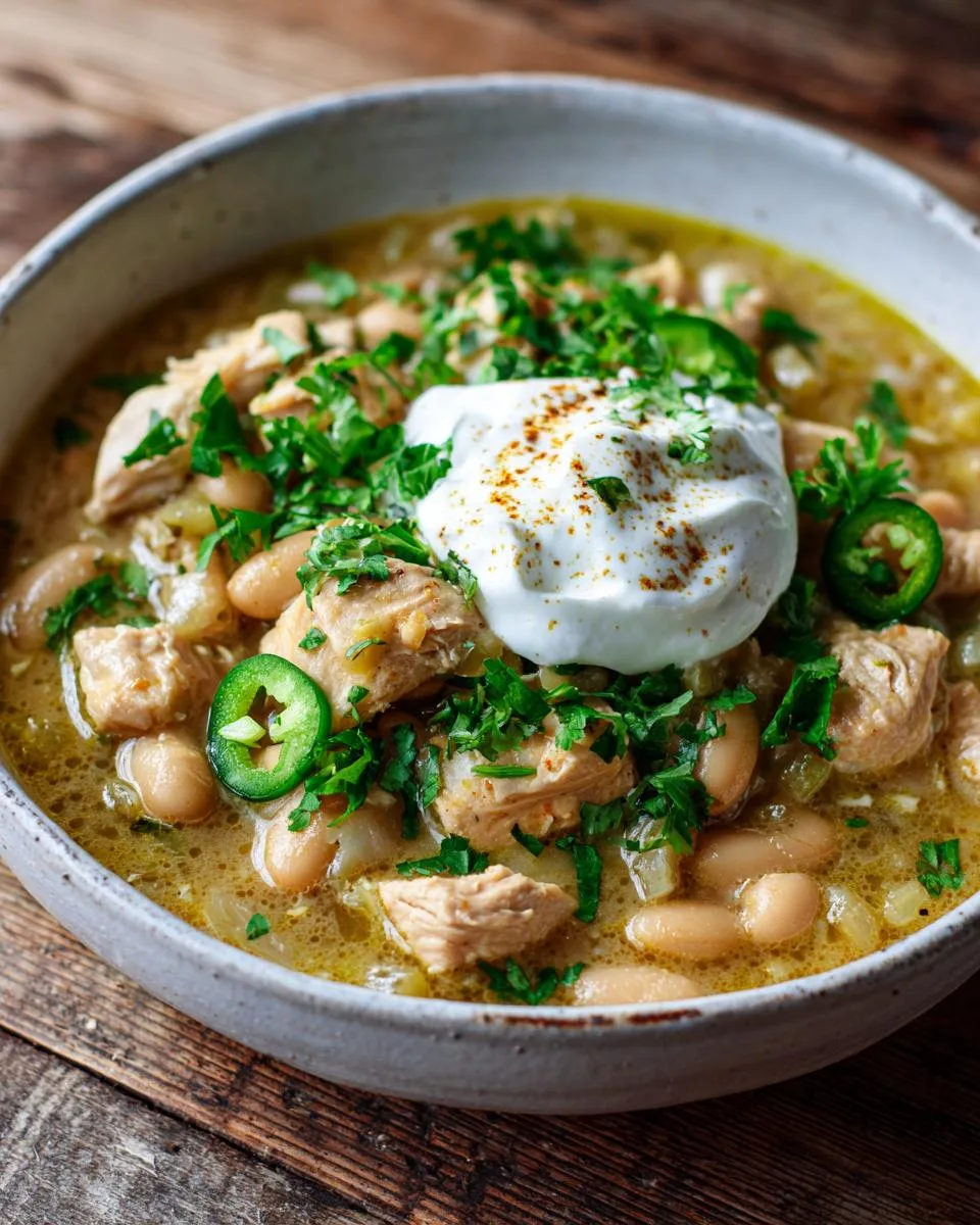 Sour Cream White Chicken Chili - detail 4