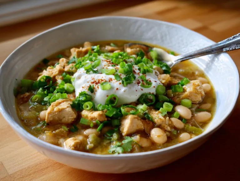 Sour Cream White Chicken Chili