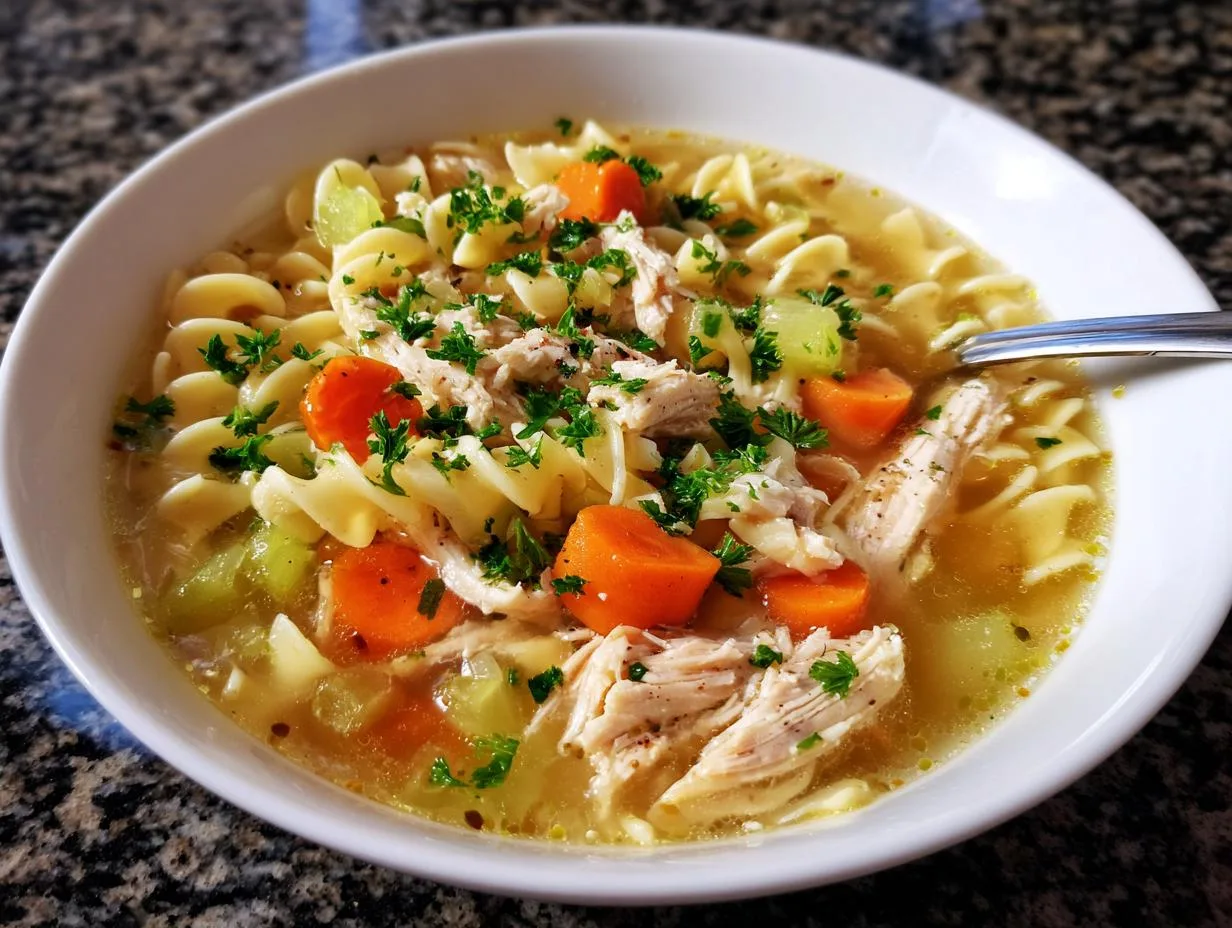 35-Minute Stovetop Chicken Noodle Soup That Heals Your Soul