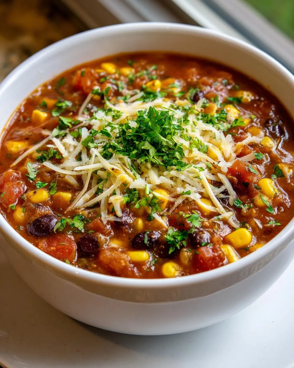 Taco Soup withou ground beef - detail 3