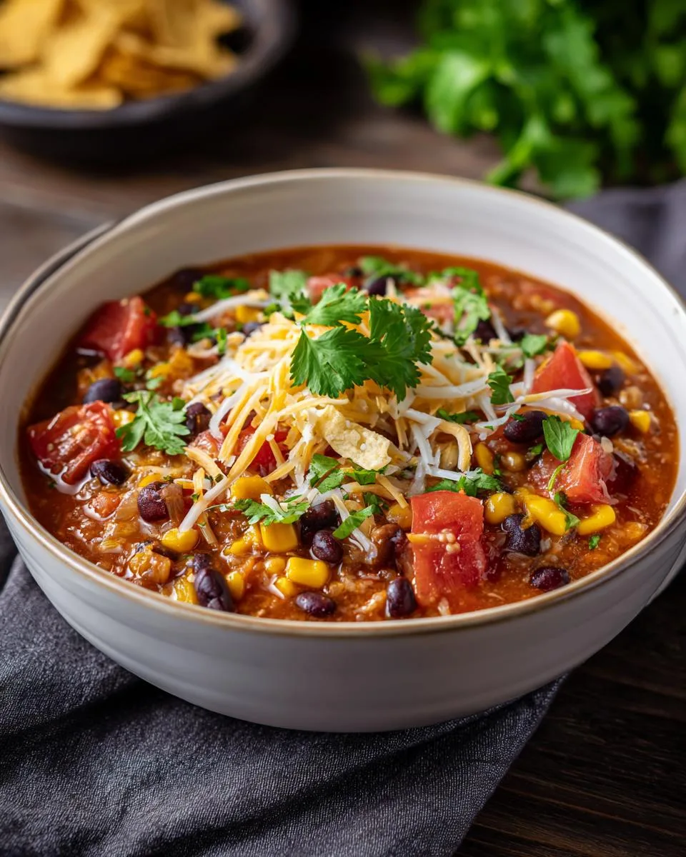 Taco Soup withou ground beef - detail 4