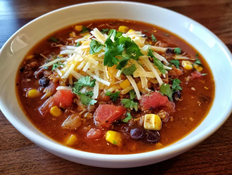Taco Soup withou ground beef