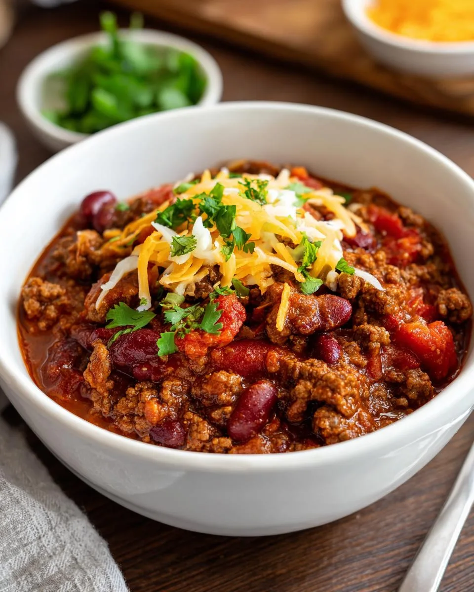 The Best Homemade Crockpot Chili - detail 4