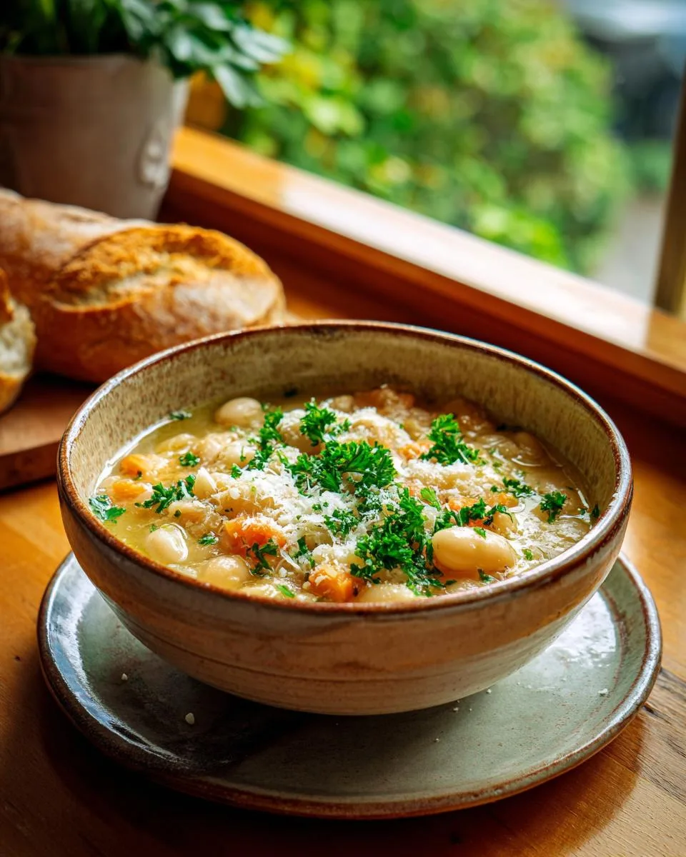 Tuscan White Bean Soup - detail 3