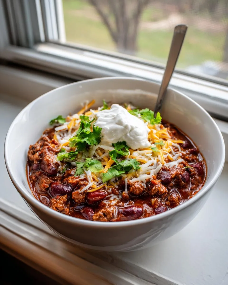 chili recipe with chili beans - detail 3