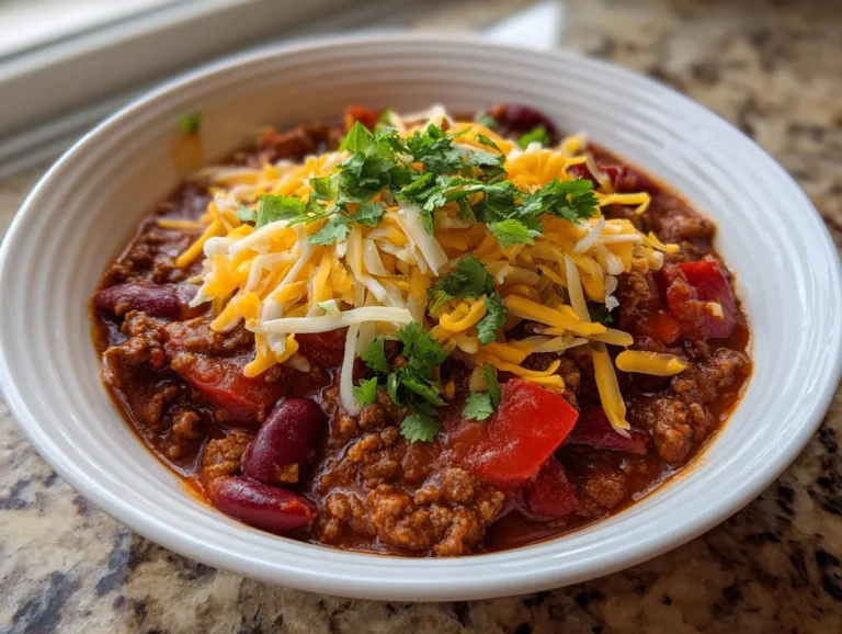 homemade beef chili recipe