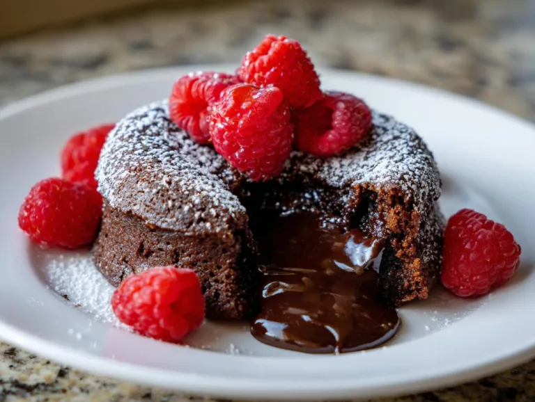 5-Ingredient Chocolate Lava Cakes