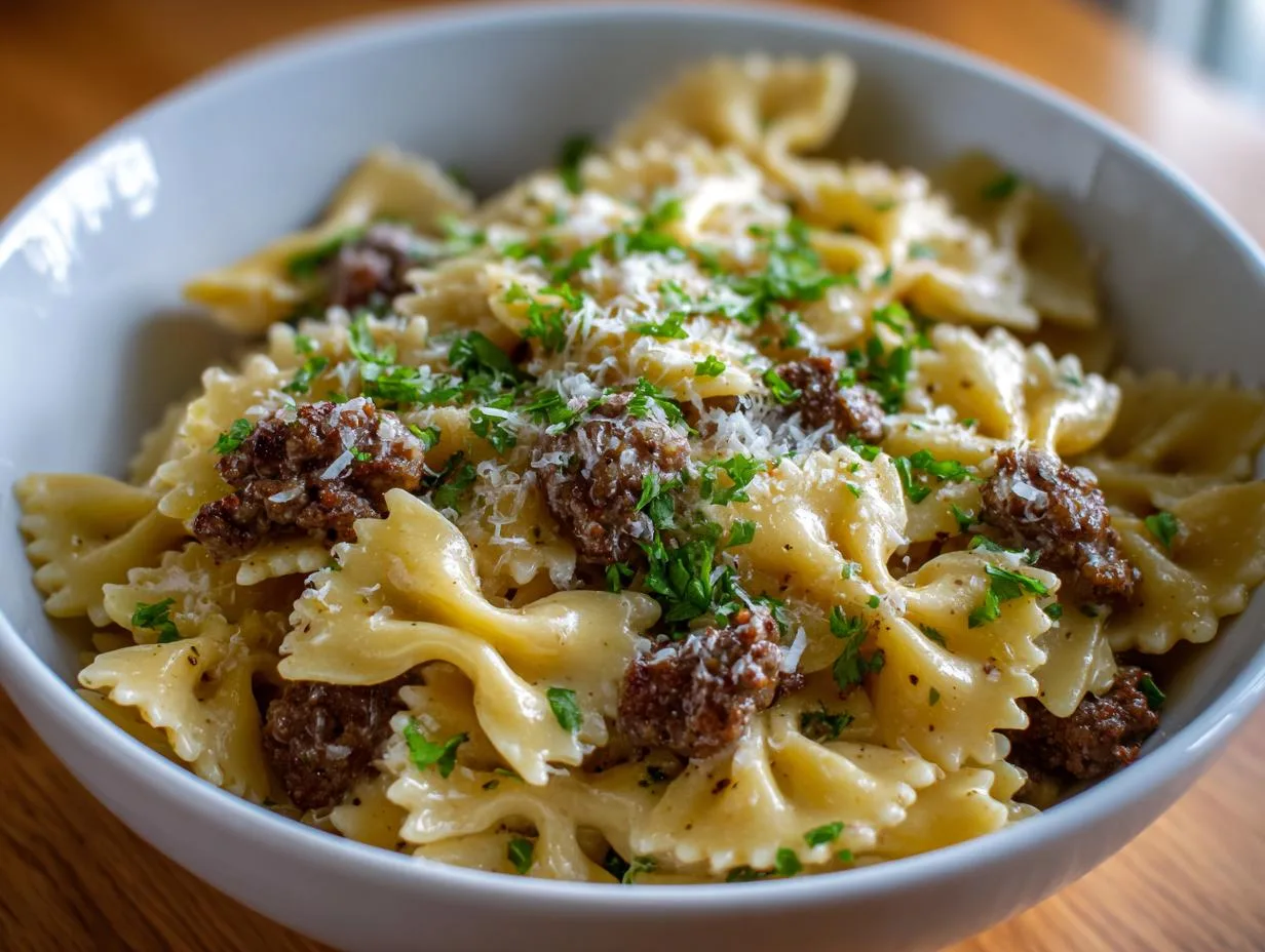 Cajun Cream Cheese Alfredo Bowties: 30-Minute Comfort Feast