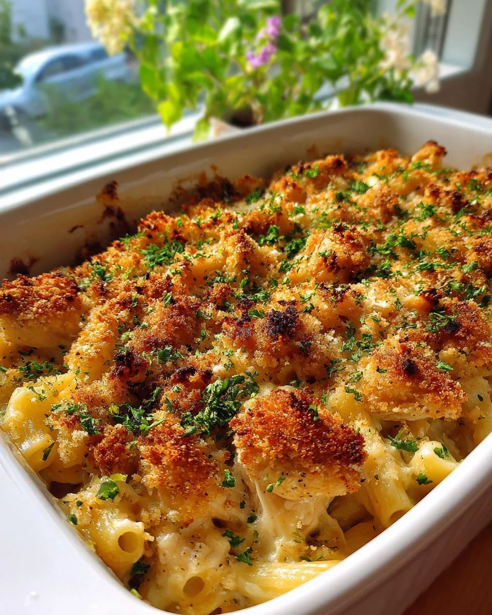 Cheesy Chicken Pasta Bake - detail 4