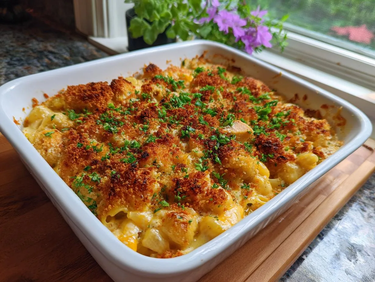 Cheesy Chicken Pasta Bake Recipe – Irresistible Comfort