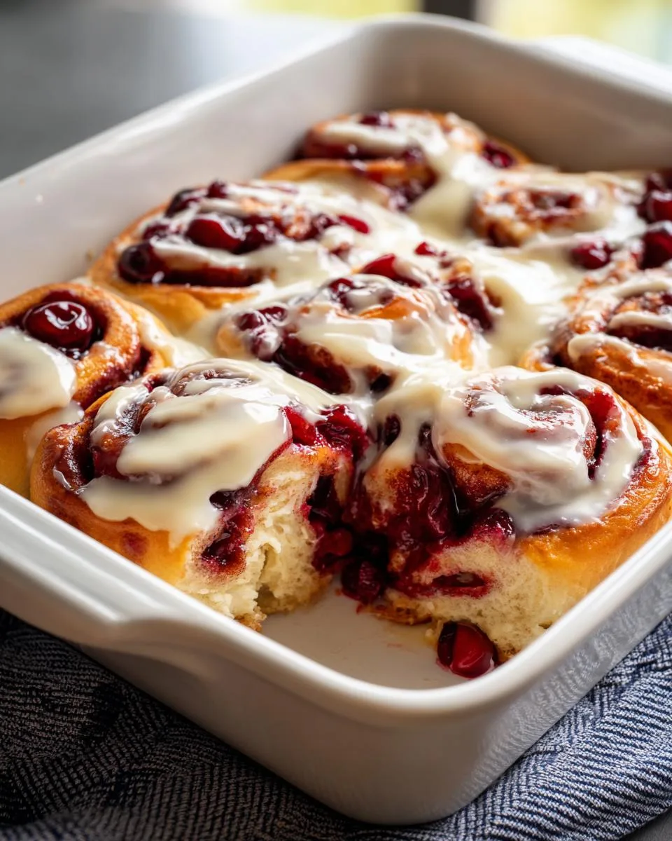 Cherry Cinnamon Rolls Recipe - detail 3