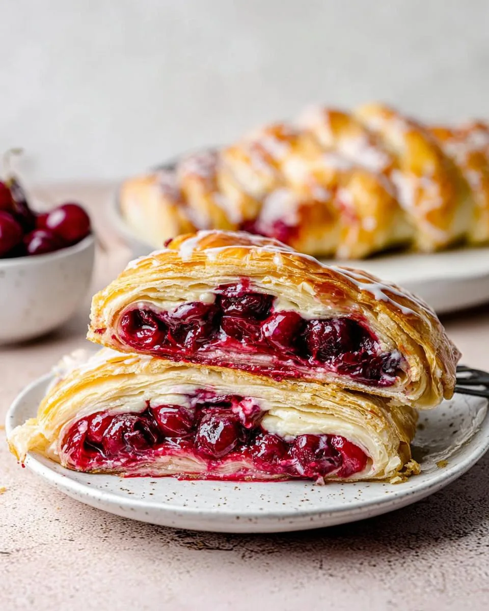Cherry Cream Cheese Danish - detail 3