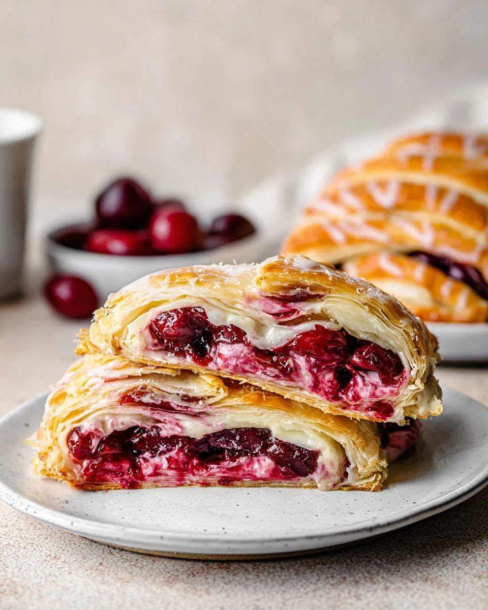 Cherry Cream Cheese Danish - detail 4