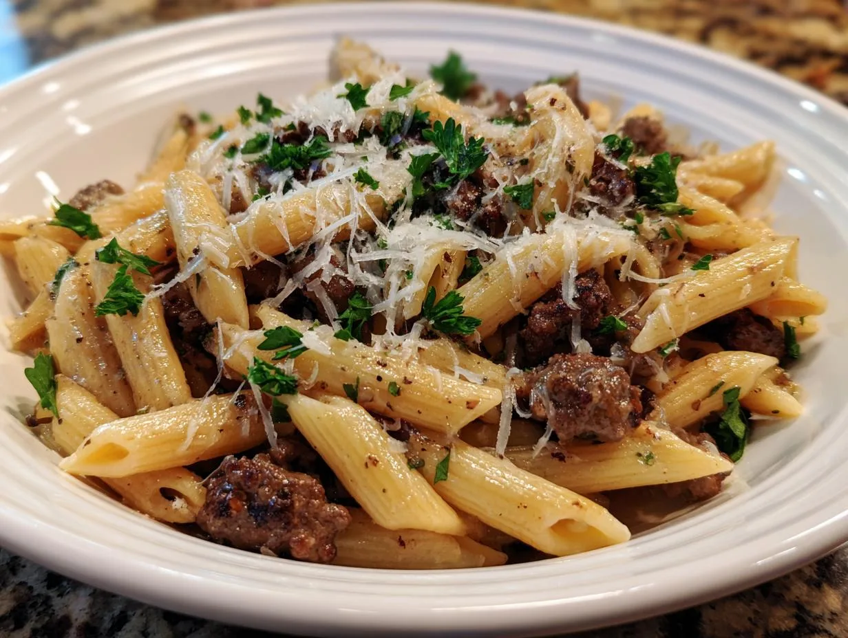 30-Minute Creamy Beef Pasta Recipe You’ll Adore