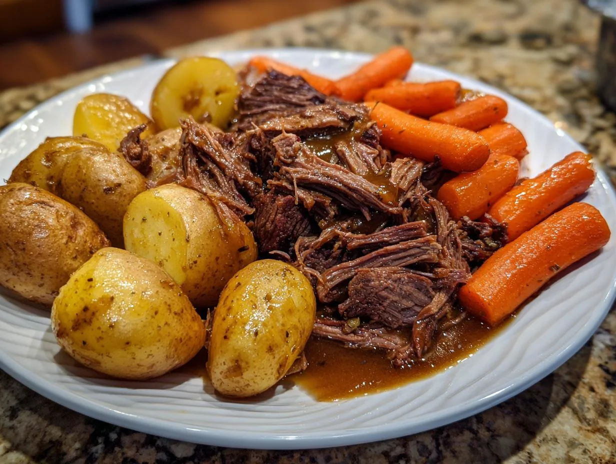 Melt-in-Your-Mouth Crock Pot Chuck Roast in 8 Hours