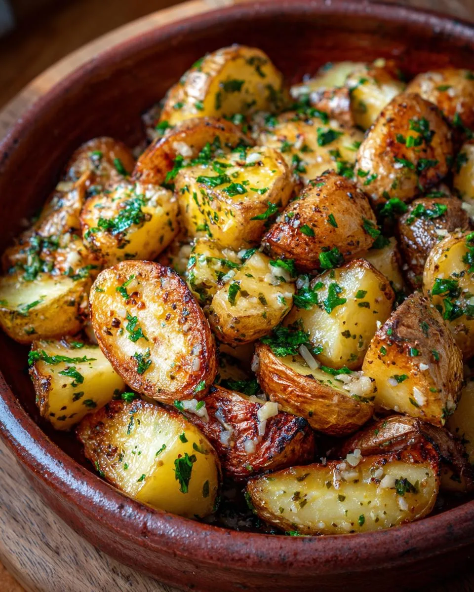 Garlic Herb Roasted Potatoes - detail 1