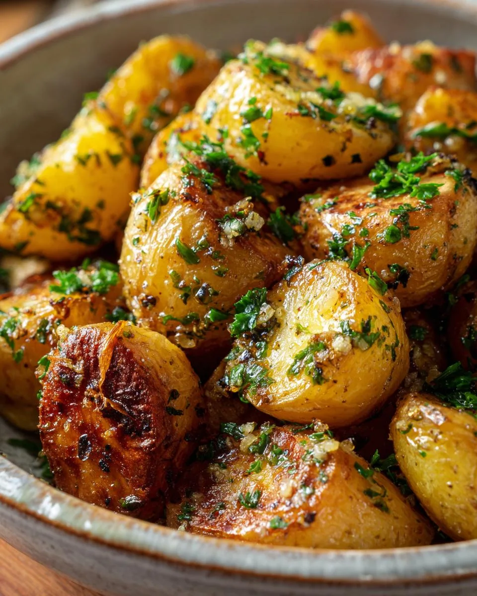 Garlic Herb Roasted Potatoes - detail 2