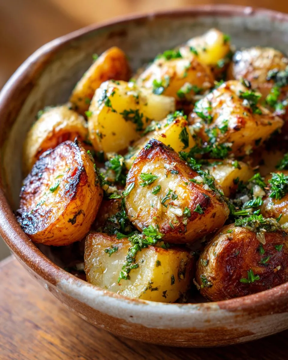 Garlic Herb Roasted Potatoes - detail 3