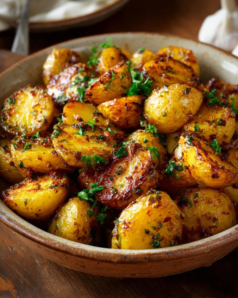 Garlic Herb Roasted Potatoes - detail 4