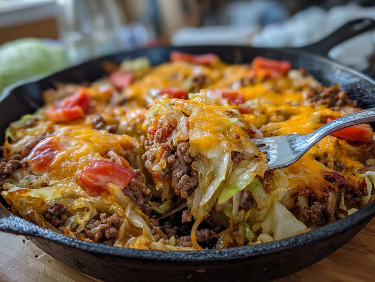 Grandma Jo’s 40-Minute Low Carb Cabbage Casserole Magic