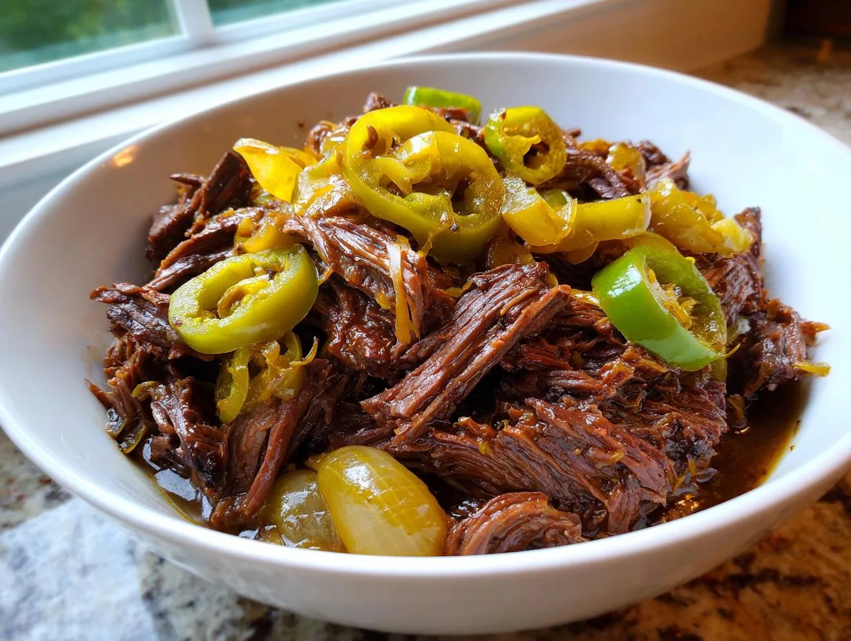 Grandma’s 6-Hour Melt-in-Your-Mouth Low Carb Italian Beef