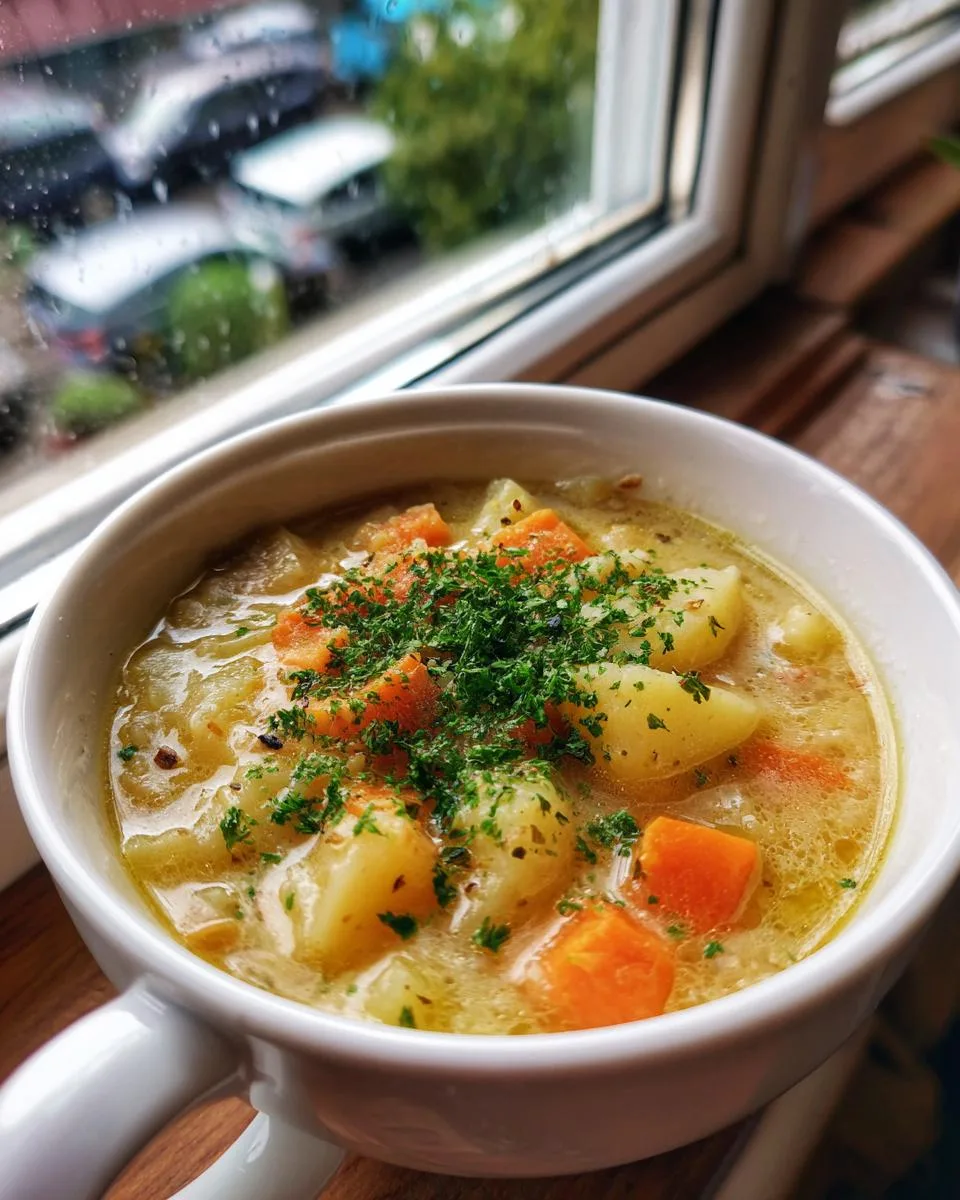 Old-Fashioned Potato Soup - detail 3