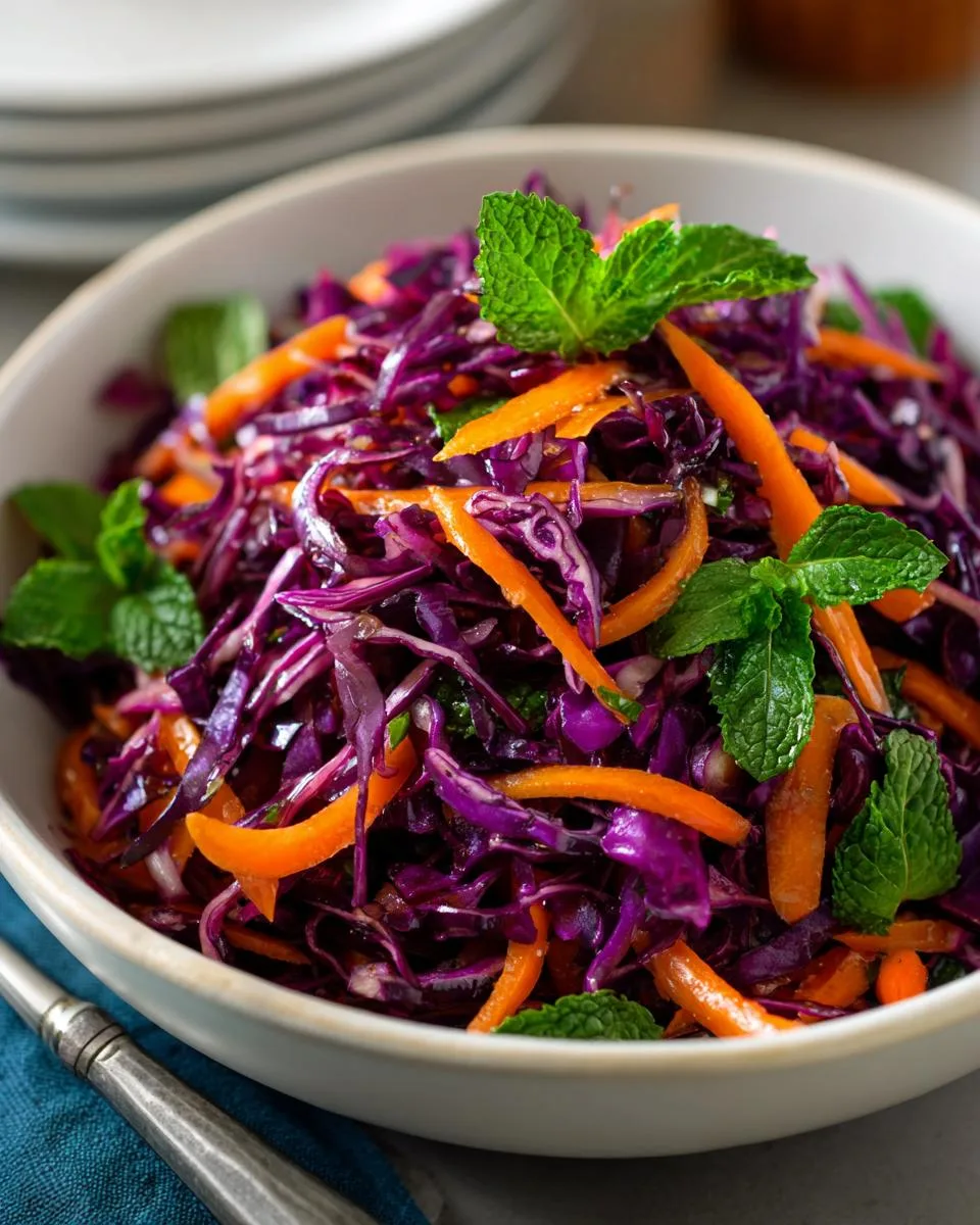 Red Cabbage Salad - detail 3