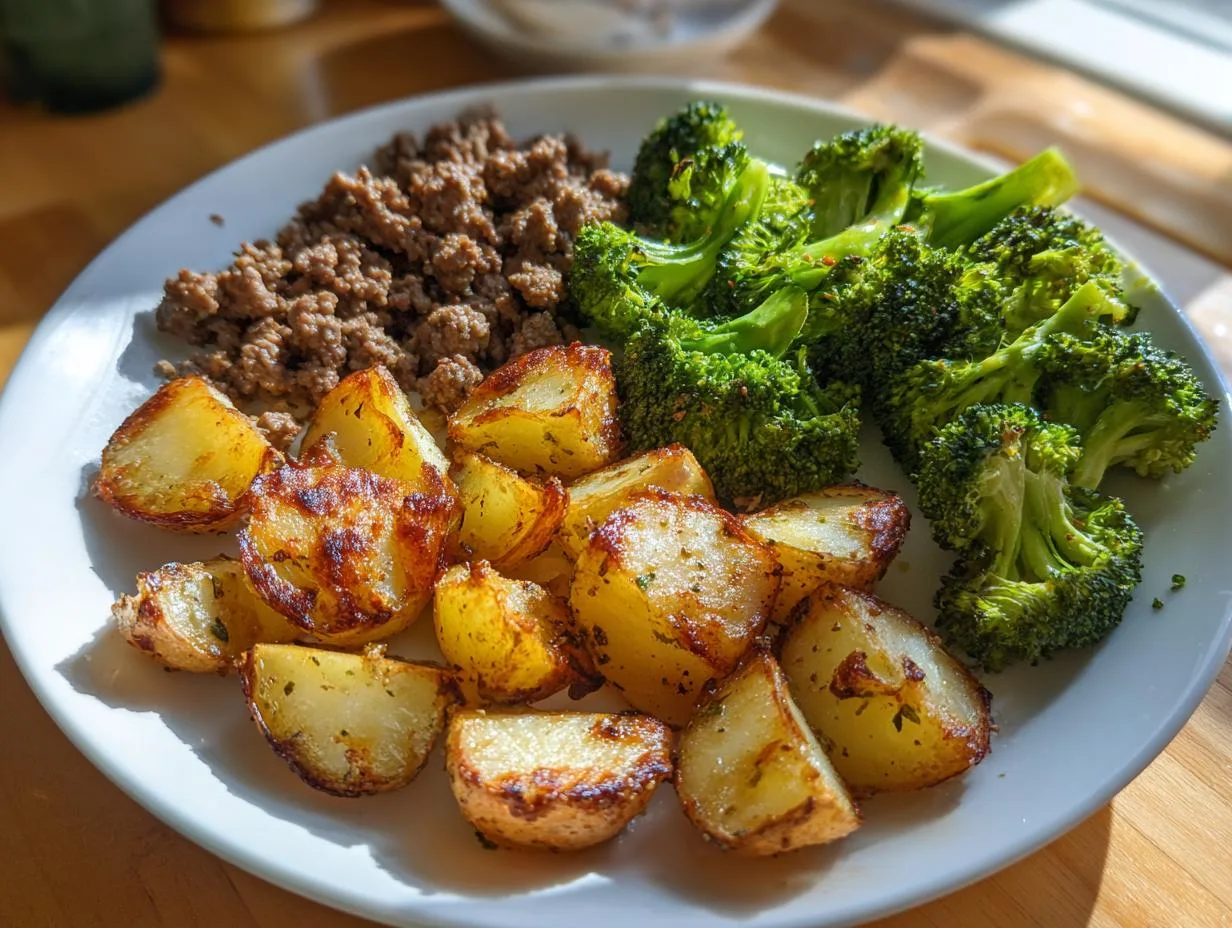 Savory Ground Beef Herb Roasted in Just 40 Minutes